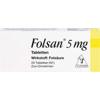 Folsan 5mg, 20 Stk., Teofarma S.R.L.