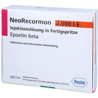 NeoRecormon 2000I.E. Fertigspritze, 6 st, Eurimpharm Arzneimittel GmbH