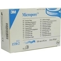 MICROPORE WEI 9.10MX5.00CM, 6 Stück, 3M Healthcare Germany GmbH