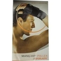 SPORLASTC MANU-HIT POLLEX links schwarz middle, 1 Stück, SPORLASTIC GmbH & Co. KG