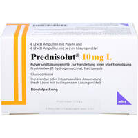 PREDNISOLUT 10 mg L Plv.u.Lsm.z.H.e.Injektionslsg., 6 st, MIBE GmbH Arzneimittel