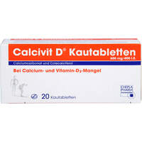 Calcivit D Kautabletten, 20 st, Cheplapharm Arzneimittel GmbH