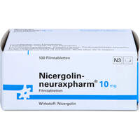 Nicergolin-neuraxpharm 10mg, 100 Stk., neuraxpharm Arzneimittel GmbH