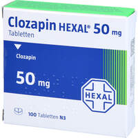 Clozapin Hexal 50mg, 100 st, HEXAL AG