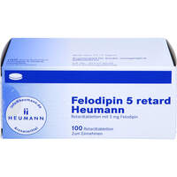 Felodipin 5mg Heumann, 100 Stk., Heumann Pharma GmbH & Co. Generica KG