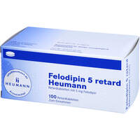 Felodipin 5mg Heumann, 100 Stk., Heumann Pharma GmbH & Co. Generica KG