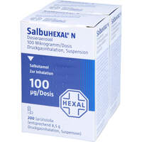 Salbuhexal N Dosieraerosol 200 Hub, 2 Stk., HEXAL AG