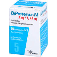 BiPreterax N 5 mg/1.25 mg, 30 Stk., Servier Deutschland GmbH