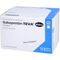 Gabapentin-TEVA 800mg Filmtabletten, 100 Stk., TEVA GmbH