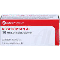 Rizatriptan AL 10mg Schmelztabletten, 3 Stk., Aliud Pharma GmbH