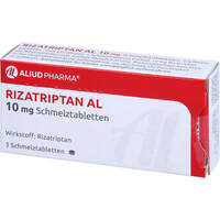 Rizatriptan AL 10mg Schmelztabletten, 3 Stk., Aliud Pharma GmbH