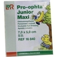 Pro-ophta Junior Maxi Okklusionspflaster, 5 ST, Lohmann & Rauscher GmbH & Co. KG