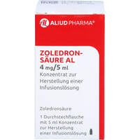 ZOLEDRONSAEURE AL 4MG/5ML, 1 Stk., Aliud Pharma GmbH