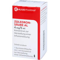 ZOLEDRONSAEURE AL 4MG/5ML, 1 Stk., Aliud Pharma GmbH