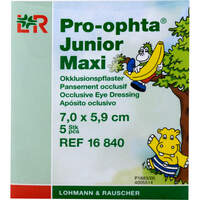 Pro-ophta Junior Maxi Okklusionspflaster, 100 st, Lohmann & Rauscher GmbH & Co. KG