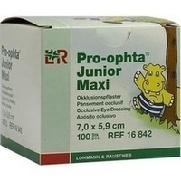 Pro-ophta Junior Maxi Okklusionspflaster, 100 st, Lohmann & Rauscher GmbH & Co. KG