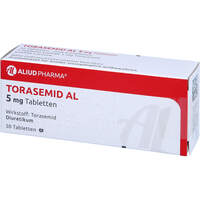 Torasemid AL 5mg Tabletten, 50 st, Aliud Pharma GmbH