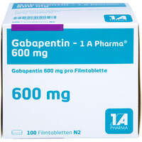 Gabapentin - 1A Pharma 600mg Filmtablette, 100 Stk., 1 A Pharma GmbH
