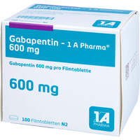 Gabapentin - 1A Pharma 600mg Filmtablette, 100 Stk., 1 A Pharma GmbH
