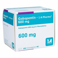 Gabapentin - 1A Pharma 600mg Filmtablette, 100 Stk., 1 A Pharma GmbH