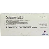 ACONITUM NAPELL RH D30, 8 × 1 Milliliter, Weleda AG