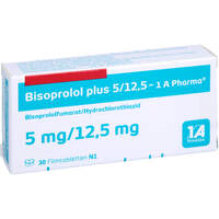 Bisoprolol plus 5/12.5-1 A Pharma, 30 Stk., 1 A Pharma GmbH