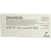 CROTALUS TERRIF D30, 8x1 Milliliter, Weleda AG