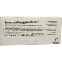 CUPRUM MET PRAEP D30, 8x1 Milliliter, Weleda AG