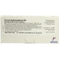 FERRUM HYDROXYDAT D 6, 8x1 Milliliter, Weleda AG