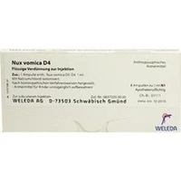 NUX VOMICA D 4, 8x1 Milliliter, Weleda AG