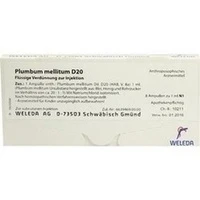 PLUMBUM MELLITUM D20, 8x1 Milliliter, Weleda AG