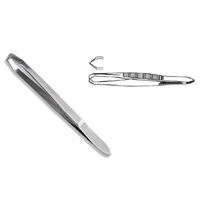 Pinzette n innen gewinkelt breit 4mm L&auml;nge 9.5cm, 1 St&uuml;ck, Gro&szlig; GmbH