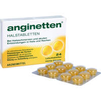 anginetten Halstabletten, 24 st, MCM KLOSTERFRAU Vertr. GmbH