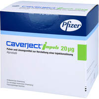 Caverject Impuls 20ug Zweikammerspritze, 10 st, Pfizer Pharma GmbH