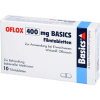 OFLOX 400mg BASICS, 10 st, Basics GmbH
