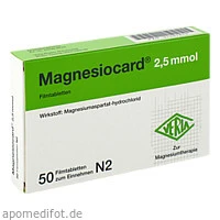 Magnesiocard 2.5mmol, 50 Stück, Verla-Pharm Arzneimittel GmbH & Co. KG