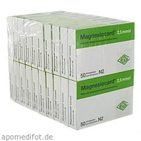 Magnesiocard 2.5mmol, 20x50 Stück, Verla-Pharm Arzneimittel GmbH & Co. KG