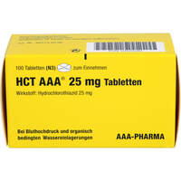 HCT AAA 25mg Tabletten, 100 st, Aaa - Pharma GmbH