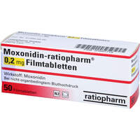 Moxonidin-ratiopharm 0.2mg Filmtabletten, 50 Stk., ratiopharm GmbH