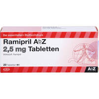 Ramipril AbZ 2.5mg Tabletten, 20 Stk., Abz Pharma GmbH