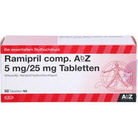 Ramipril comp. AbZ 5mg/25mg Tabletten, 50 Stk., Abz Pharma GmbH