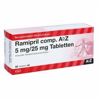 Ramipril comp. AbZ 5mg/25mg Tabletten, 50 Stk., Abz Pharma GmbH