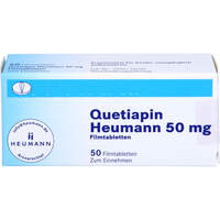 Quetiapin Heumann 50mg Filmtabletten, 50 Stk., Heumann Pharma GmbH & Co. Generica KG