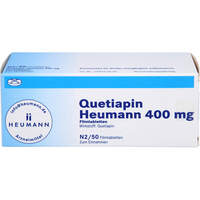 Quetiapin Heumann 400mg Filmtabletten, 50 Stk., Heumann Pharma GmbH & Co. Generica KG
