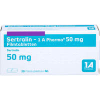 Sertralin - 1 A Pharma 50mg Filmtabletten, 20 Stk., 1 A Pharma GmbH