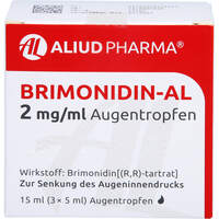 Brimonidin AL 2mg/ml Augentropfen, 3x5 ml, Aliud Pharma GmbH