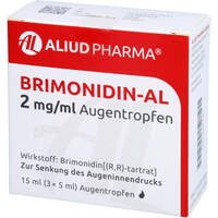 Brimonidin AL 2mg/ml Augentropfen, 3x5 ml, Aliud Pharma GmbH