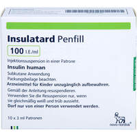 Insulatard Penfill 100 I.E./ml, 10x3 ml, Eurimpharm Arzneimittel GmbH