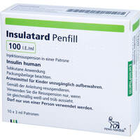 Insulatard Penfill 100 I.E./ml, 10x3 ml, Eurimpharm Arzneimittel GmbH