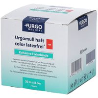 Urgomull haft color latexfrei rot 20mx8cm, 1 st, Urgo GmbH
